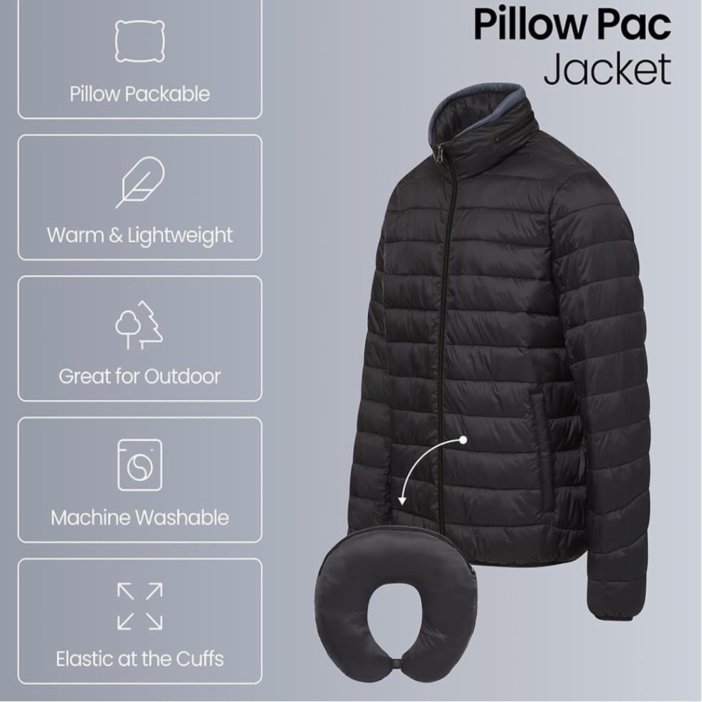 Alternative Down Puffer Jacket - Navy - Picture 6 of 6